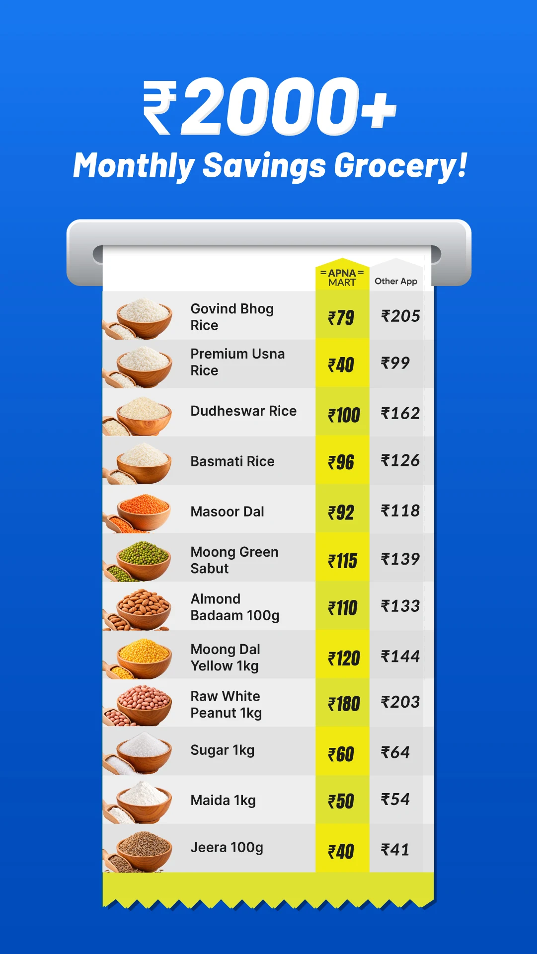 Apna Mart monthly savings campaign