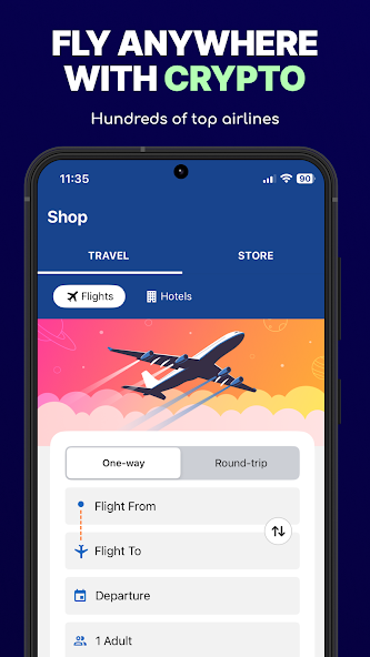 CryptoXpress flights