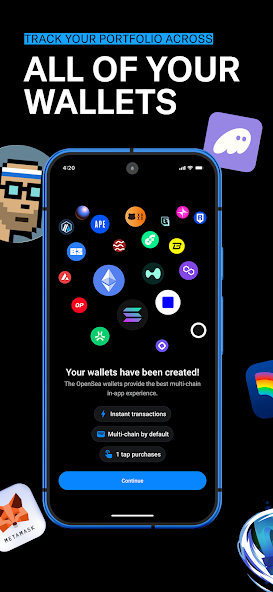 OpenSea wallet portfolio screen